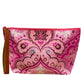 Musk pink and chocolate clutch