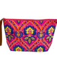 Blue blossom on magenta clutch